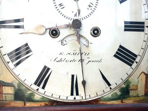 Ashby-de-la-zouch clock. Ashby, is a market town and civil parish in the north west leicestershire district of leicestershire, england, borders derbyshire and staffordshire. Movements been fully restored, nice quality oak and mahogany case in good condition, standing 88 inches tall width at base 21 inches depth 24 inches dials 13 inches comes with weights pendulum and key, offering free uk delivery with set up. Tel: we accept online payments for all our items listed: bank transfer cash on collection or if wishing over the phone using your debit or credit cards, also doing layby payments plan, or email giving your address details & contact number and we shall send you your items invoice to make