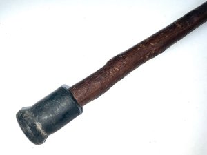 Plain and simple comes this late 19th century country mans type stick, from the ash tree quite strong and sturdy, has wonderful club root grip end, length in total of 92 cm across the grips diameter being 5 cm the sticks diameter from grips 3 cm tapering down to ferule 2 cm from steel tip to top of grips 86 cm, offering free uk delivery reference, kl11. Tel: we accept online payments for all our items listed: bank transfer cash on collection or if wishing over the phone using your debit or credit cards, also doing layby payments plan, or email giving your address details & contact number and we shall send you your items invoice to make