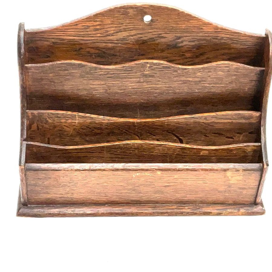 Letter Rack Organizer  In Oak