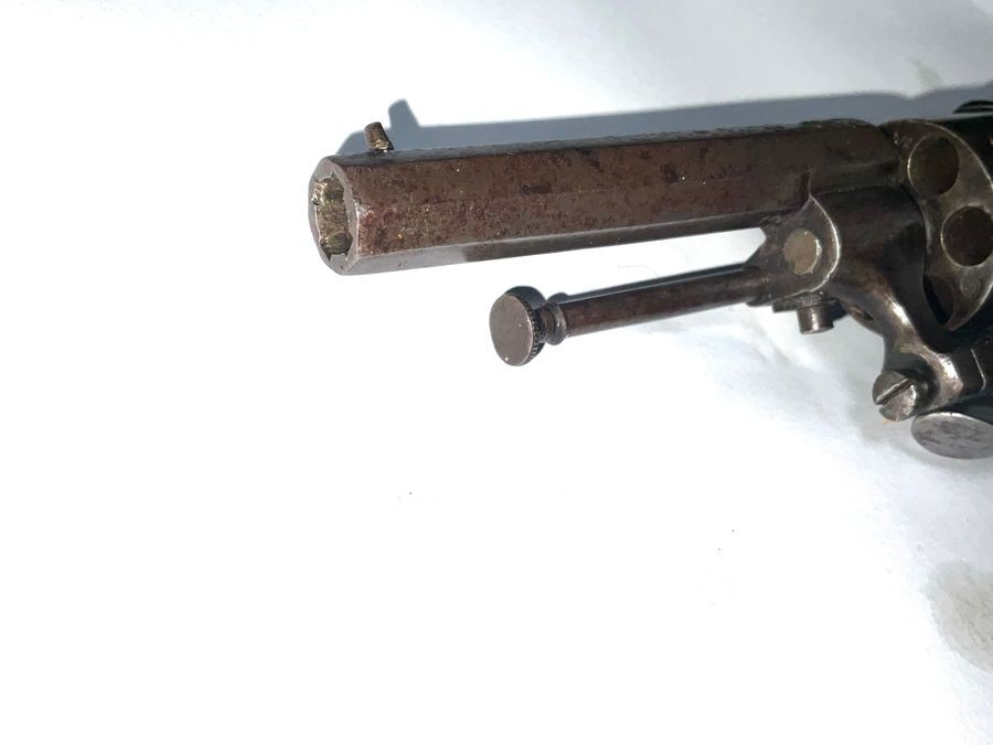 Revolver Pin Fire 7 Mm Belgium