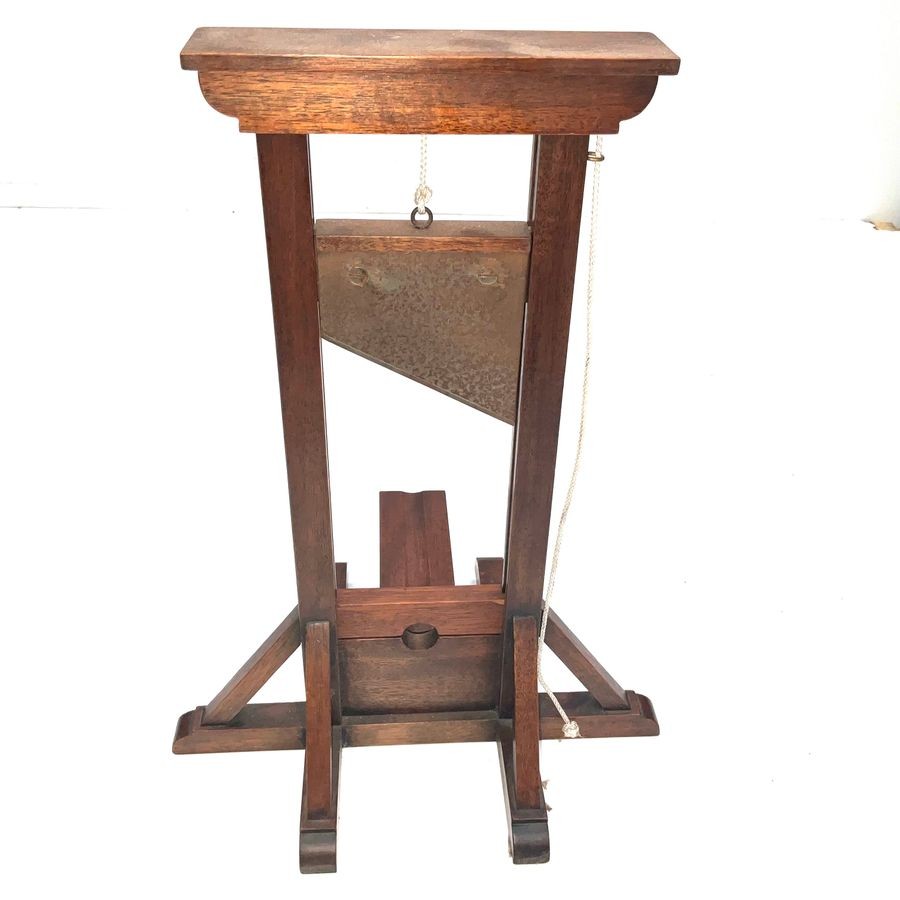 Guillotine Mahogany French Cigars Cutter.