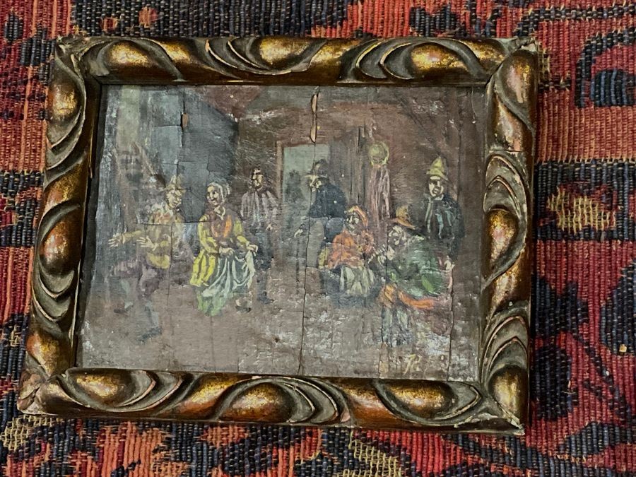 Primary image for Dutch 18th Century Painting On Oak Panel