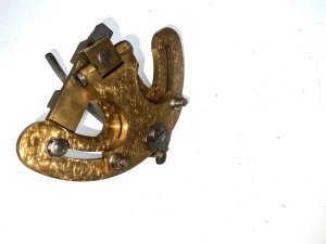 Tool in its original mahogany box, both box and instrument are in good condition though box missing the bottom nob sizes of box are height 15 cm length 17 cm depth being 12 cm,