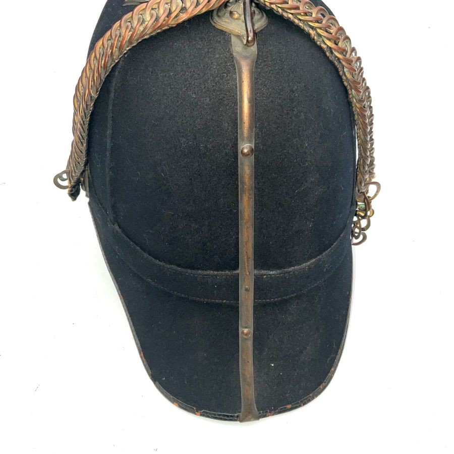 Royal Military Academy Sandhurst Officers 1878 Pattern Blue Cloth Helmet