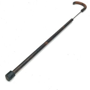 Sticks the wood of the bamboo family strong and stable worn condition being over one hundred years, length in total 87 cm length across handle 15 cm, sticks diameter from the handle 25 mm tapering down to ferrule 20 mm, from steels tip to top of handle being 85 cm, offering free delivery uk reference w6 tel: we accept online payments for all our items listed: bank transfer cash on collection personal cheques or if wishing over the phone using your debit or credit cards, also doing layby payments plan, or email giving your address details & contact number and we shall send you your items invoice to make