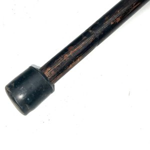 Sticks the wood of the bamboo family strong and stable worn condition being over one hundred years, length in total 87 cm length across handle 15 cm, sticks diameter from the handle 25 mm tapering down to ferrule 20 mm, from steels tip to top of handle being 85 cm, offering free delivery uk reference w6 tel: we accept online payments for all our items listed: bank transfer cash on collection personal cheques or if wishing over the phone using your debit or credit cards, also doing layby payments plan, or email giving your address details & contact number and we shall send you your items invoice to make