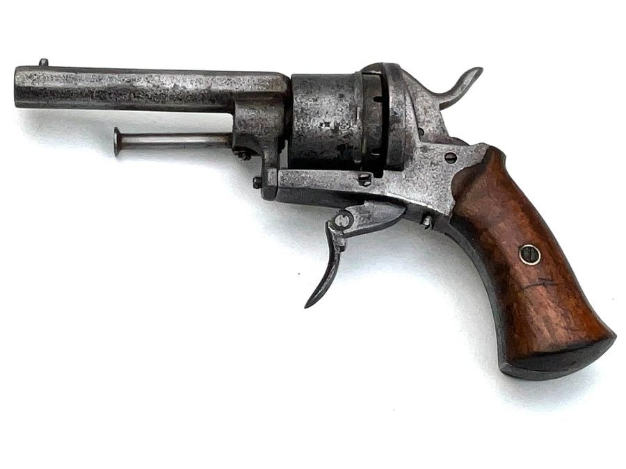 Revolver Pinfire 7 Mm