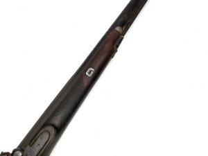 Conversion from flintlock, beautiful rifle excellent balance and weight right hand butt. Action works as it should ideal for black powder enthusiasts, overall length of 120 cm heights 18 cm depth being 5 cm, offering free uk delivery reference dbsd5. Tel: we accept online payments for all our items listed: bank transfer cash on collection or if wishing over the phone using your debit or credit cards, also doing layby payments plan, or email giving your address details & contact number and we shall send you your items invoice to make
