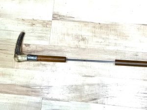 Superb horn with silver mount with cartouche with engraved name, the wood being malacca with good end ferrule stick, the blade being a rapier is high tensioned and immaculate, all fittings are firm and sturdy early 20th century length in total of 91 cm across handle grip the length is 12 cm, the sticks diameter from silver mounts 2 cm tapering down to the ferrule 1.5 cm, from the steel tip to top of the handle is 87 cm, offering free uk delivery, reference db3 tel: we accept online payments for all our items listed: bank transfer cash on collection or if wishing over the phone using your debit or credit cards, also doing layby payments plan, or email giving your address details & contact number and we shall send you your items invoice to make
