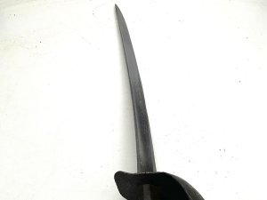 Having restoration, comes this early french navy cutlass along the lines of the british figure of eight famous one, a true relic of sail.