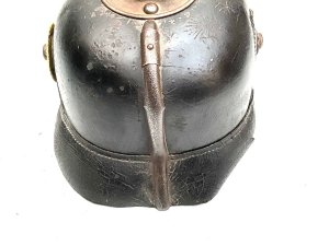 Helmets in reasonable condition for its age, medium in size, early 1914-15 era, height of 23 cm width 18 cm depth 24 cm