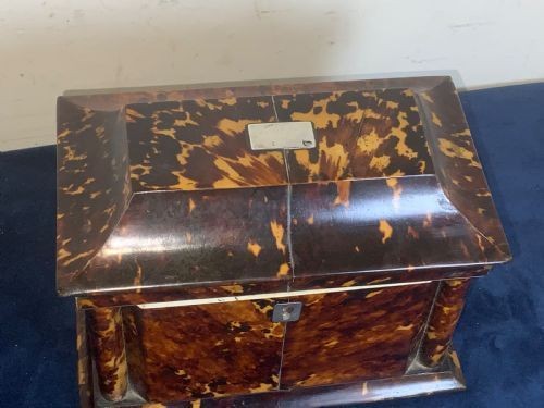 Tortoise Shell Tea Caddy Circa 1750’s