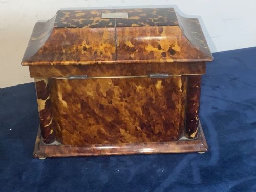 Tortoise Shell Tea Caddy Circa 1750’s