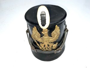 Helmet dated 1914 overall conditions good this helmet was in use from 1860 to 1914 by jaeger regiments. Size is medium to large
