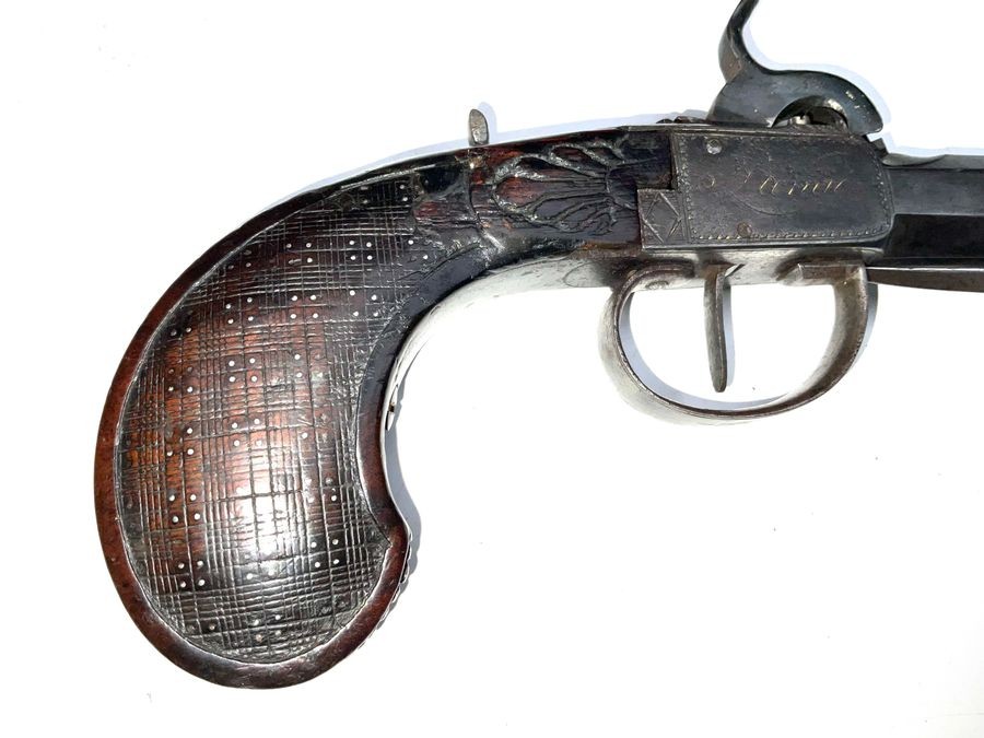 Percushion Belt Pistol With Bayonet