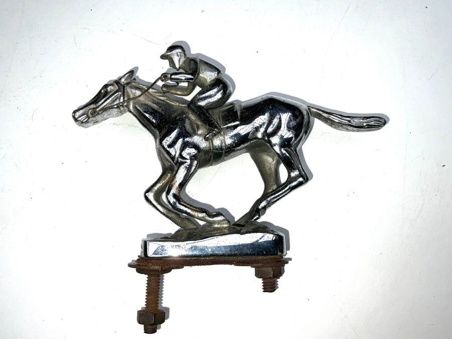 Primary image for Horse And Jockey Car Mascot