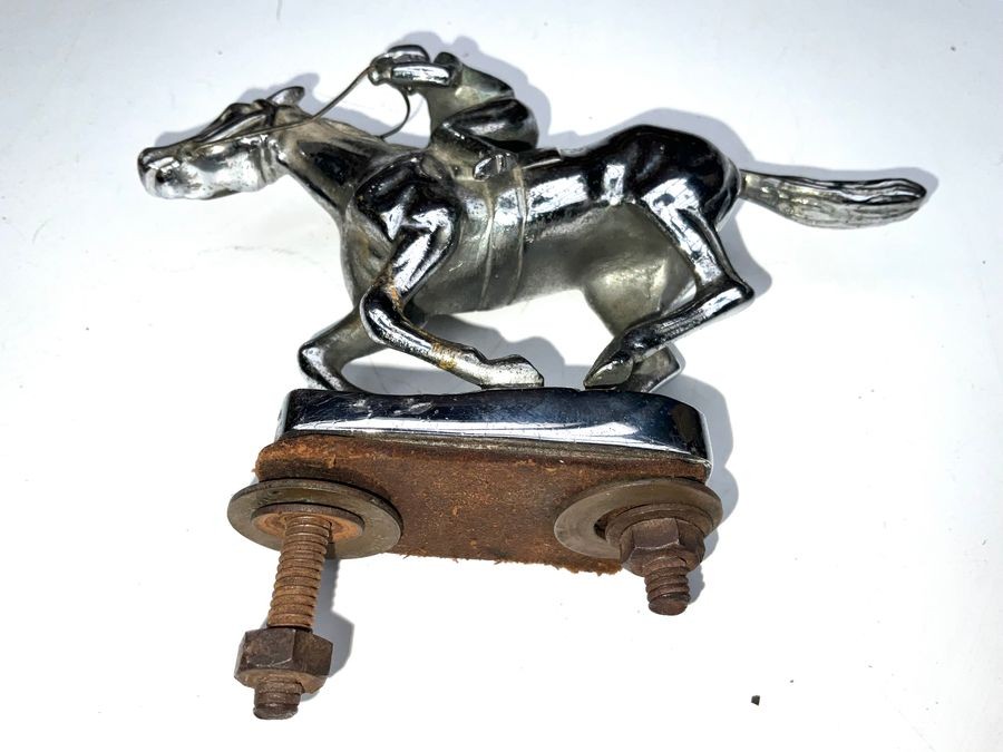 Horse And Jockey Car Mascot