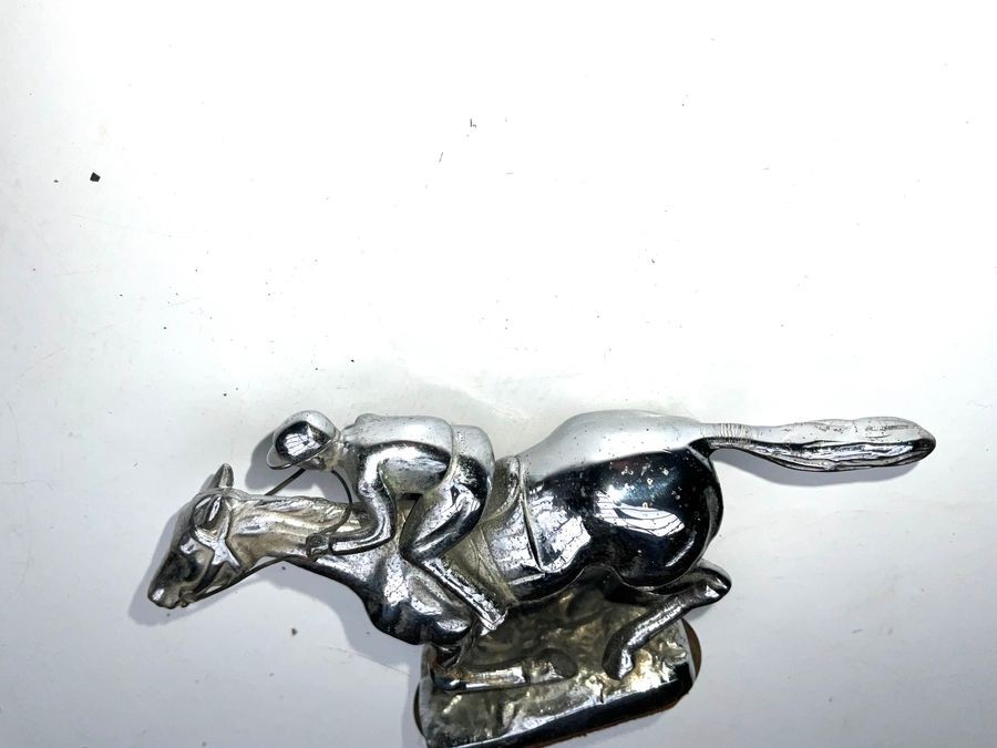 Horse And Jockey Car Mascot