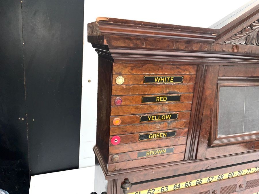 Antique  Billiards, Snooker & Life Pool Scoreboard / Circa: 1860's