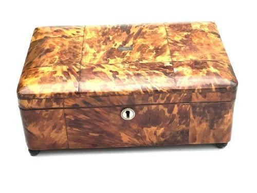Tortoise Shell Ladies Table Top Jewellery Box