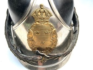 In good condition these helmets are highly sought after by militaria collectors. Original model 1881 examples from the royal dragoons have been listed for approximately $3,738 (€3,165) on antique markets.height 29 cm length 18 cm depth of 26 cm, offering free delivery worldwide reference bbs. Tel: we accept online payments for all our items listed: bank transfer cash on collection or if wishing over the phone using your debit or credit cards, also doing layby payments plan, or email giving your address details & contact number and we shall send you your items invoice to make