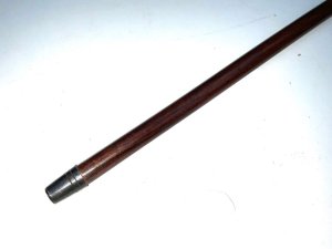 Rosewood with silver inlaid crooked handle with the name of brigg engraved at silvers rim dated 1874, good high tension steel blade in tarnished but very good condition all in good condition, total length of 89 cm length across crooks handle is 12 cm, stick diameter from handle 2 cm tapering down to the ferrule being 1.5 cm, from steel tip to top of the handle 82 cm, offering free delivery uk reference ac24.m tel: we accept online payments for all our items listed: bank transfer cash on collection or if wishing over the phone using your debit or credit cards, also doing layby payments plan, or email giving your address details & contact number and we shall send you your items invoice to make