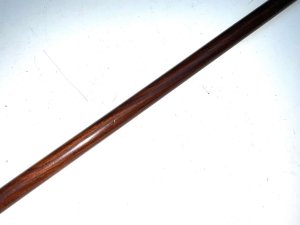 Rosewood with silver inlaid crooked handle with the name of brigg engraved at silvers rim dated 1874, good high tension steel blade in tarnished but very good condition all in good condition, total length of 89 cm length across crooks handle is 12 cm, stick diameter from handle 2 cm tapering down to the ferrule being 1.5 cm, from steel tip to top of the handle 82 cm, offering free delivery uk reference ac24.m tel: we accept online payments for all our items listed: bank transfer cash on collection or if wishing over the phone using your debit or credit cards, also doing layby payments plan, or email giving your address details & contact number and we shall send you your items invoice to make