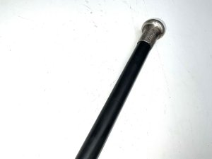 Chester hallmarks for 1908 on silver top handle, monogram on top condition good, sticks ebony blades superb three edged rapier, overall condition is very good, length in total being 93 cm diameter of the tops 34 mm, sticks diameter 2 cm from top tapered down to bottom behind 18 mm, and from steel tip to top of handle is 88 cm, offering free delivery uk reference ac25 tel: we accept online payments for all our items listed: bank transfer cash on collection or if wishing over the phone using your debit or credit cards, also doing layby payments plan, or email giving your address details & contact number and we shall send you your items invoice to make