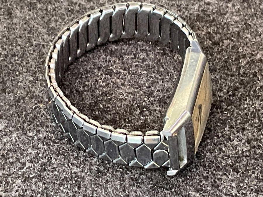 Mans Cyma Tank Watch & Stainless Steel Bracelet