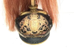 1ww era, overall condition is very good though liners showing much use, high ranking military officers helmet’, height 37 cm length across 20 cm depths 25 cm,