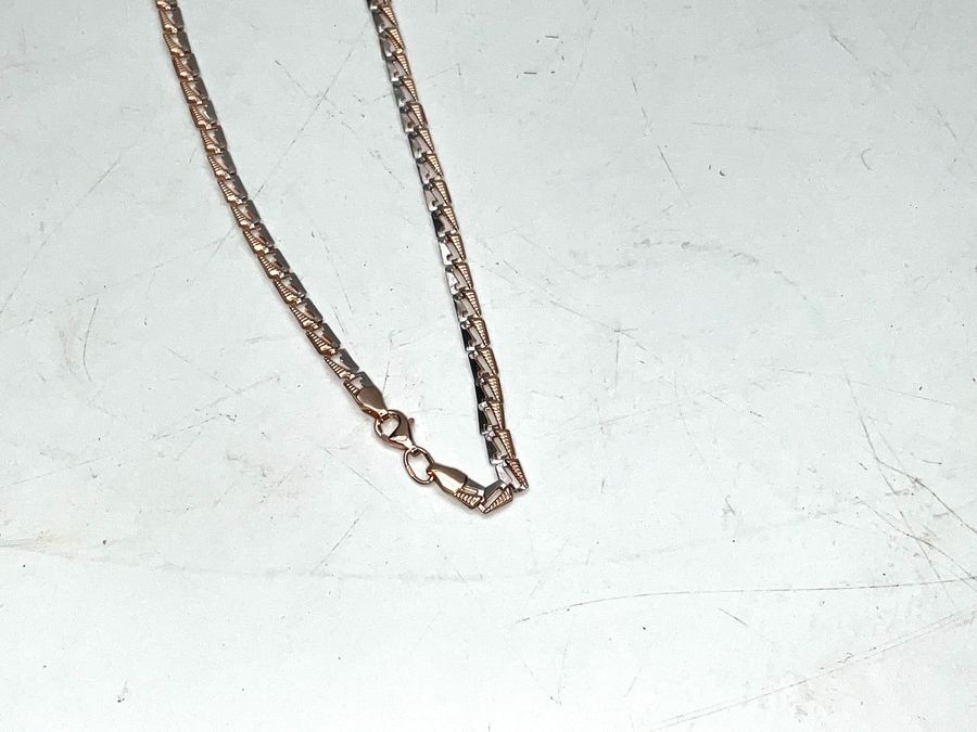 Russian 14ct Gold Two Tone Necklace