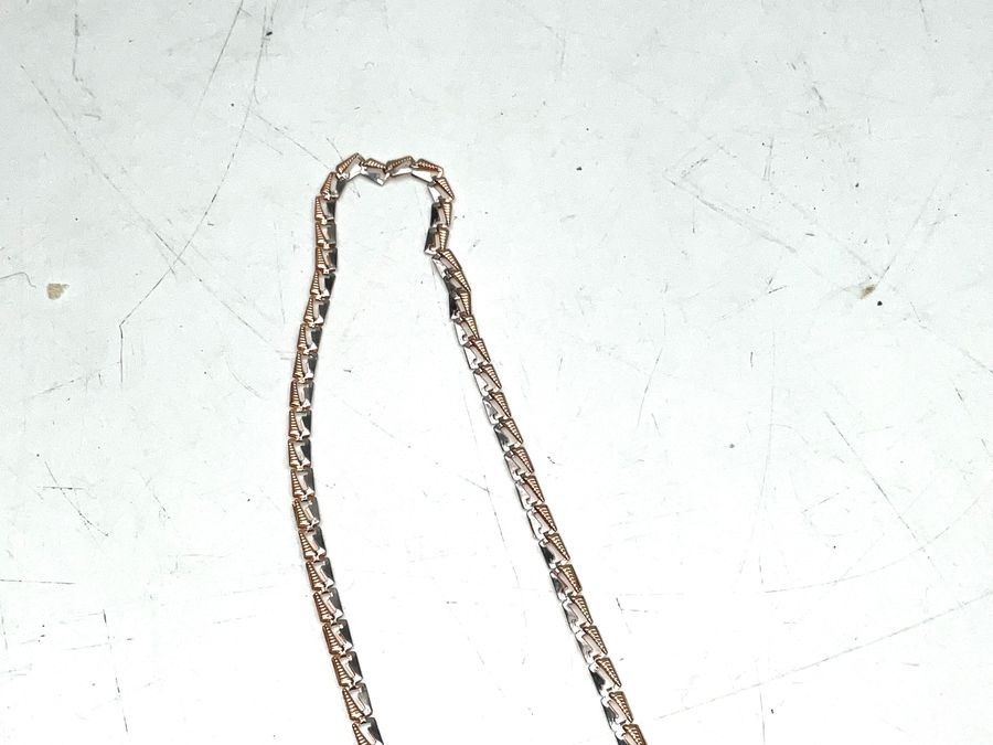 Russian 14ct Gold Two Tone Necklace