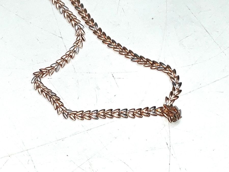 Gold 14ct Two Tone Necklace