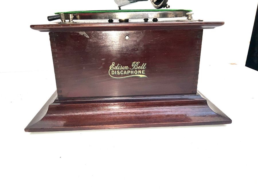 Horned Gramophone By Edison Bell  Rare.