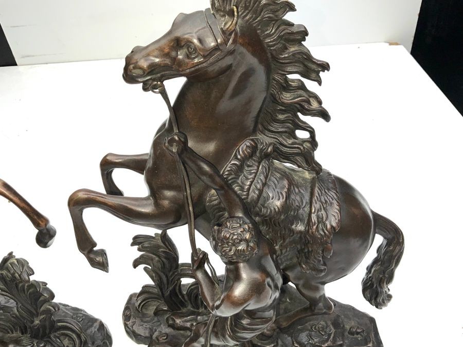 Marley Horses, Bronze By Coustou