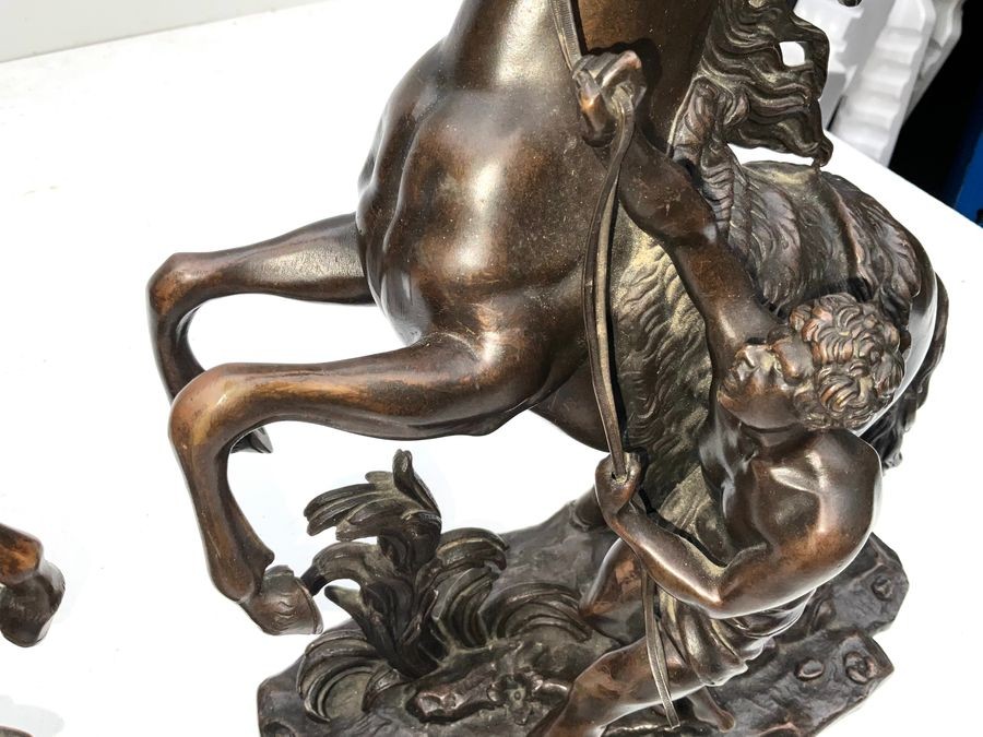Marley Horses, Bronze By Coustou