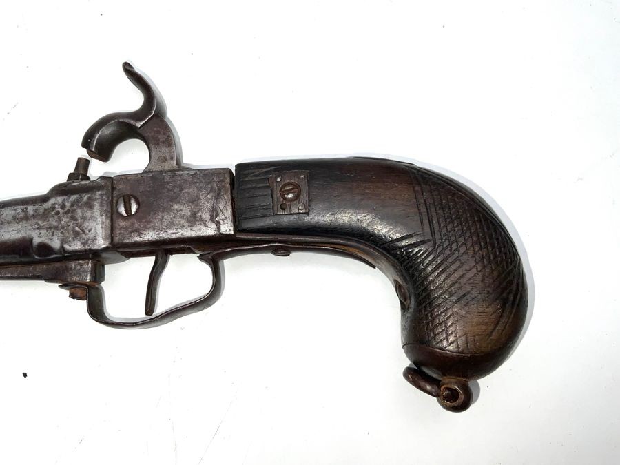 Cannon Barreled Percushion Pistol