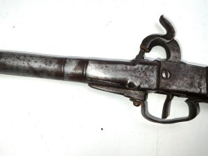 Interesting pistol, restoration project cocking needing attention guards a little bent and fowling the trigger, cocks and fires to a fashion, length of 32 cm heights 12 cm when cocked width across butts 3 cm, offering free uk delivery reference dbss.  tel: we accept online payments for all our items listed: bank transfer cash on collection  or if wishing over the phone using your debit or credit cards, also doing layby payments plan, or email giving your address details & contact number and we shall send you your items invoice to make