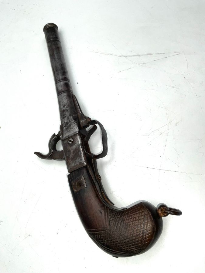 Cannon Barreled Percushion Pistol