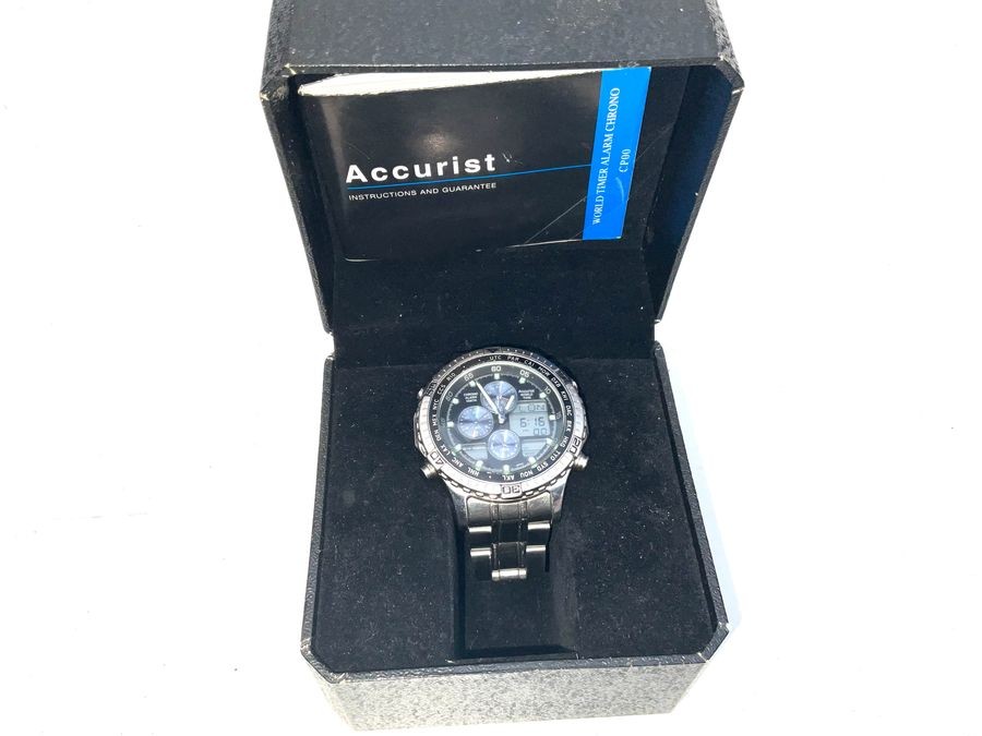 Accurist World Timer Alarm Chrono Cp00