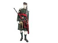 Scottish Piper In Full Dress 2ww