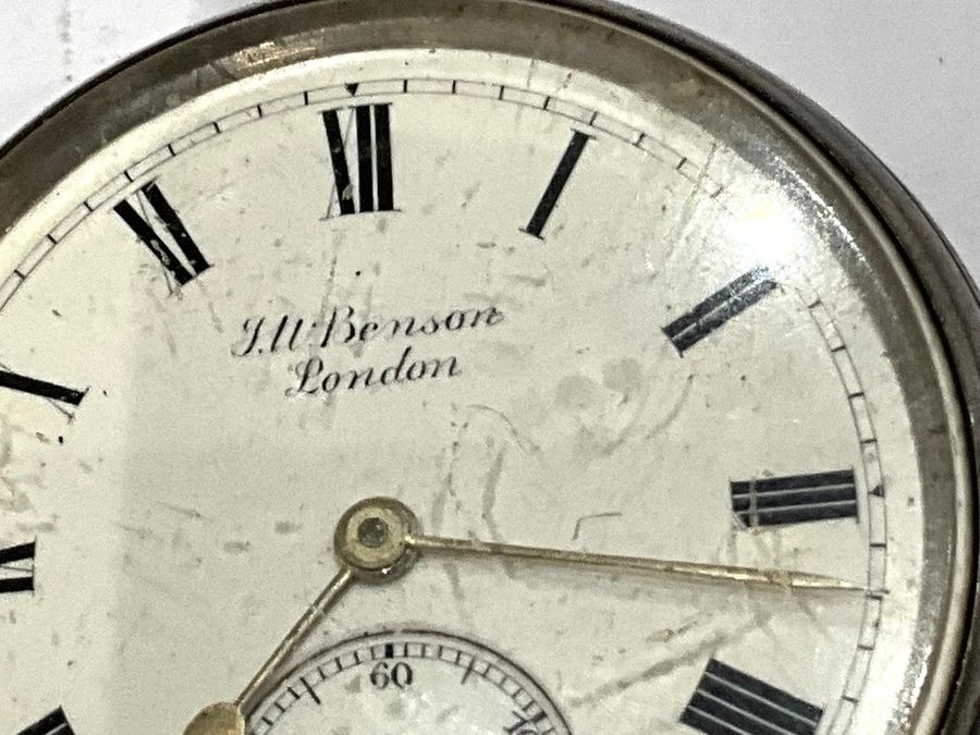 Pocket Watch Solid Silver Cased