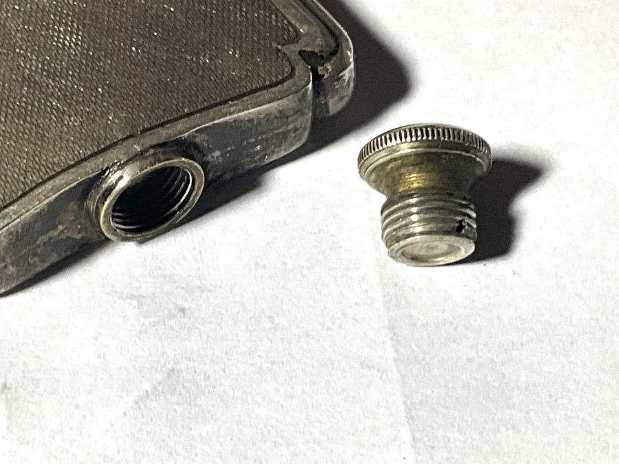Silver Ladys Purses Scent Container