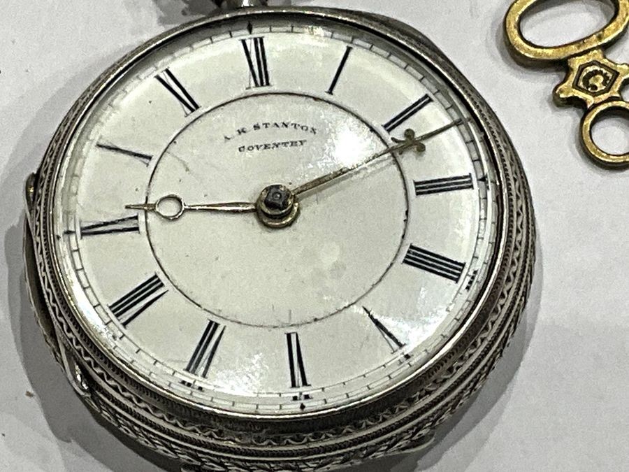Coventry Fob Silver Pocket Watch