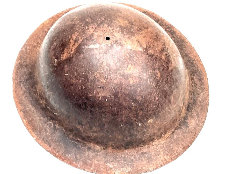 Iww British Soldiers Steel Brodie Hat