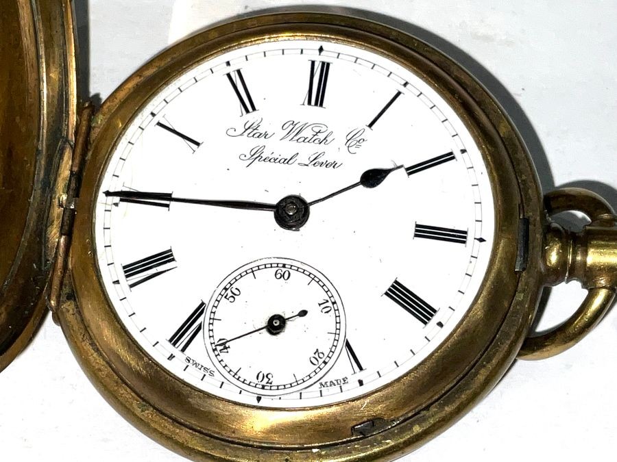 Railway Mans Full Hunter Pocket Watch