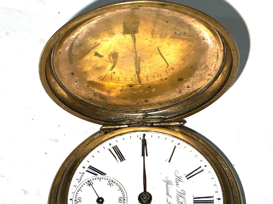 Railway Mans Full Hunter Pocket Watch
