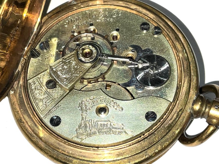 Railway Mans Full Hunter Pocket Watch