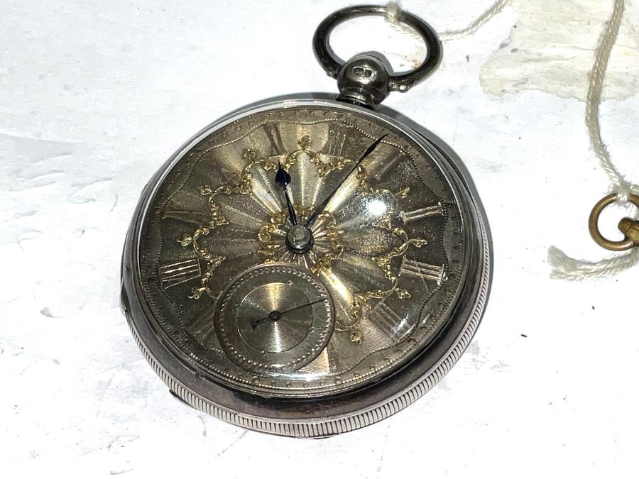 Primary image for Pocket Watch Silver Cased Fusee