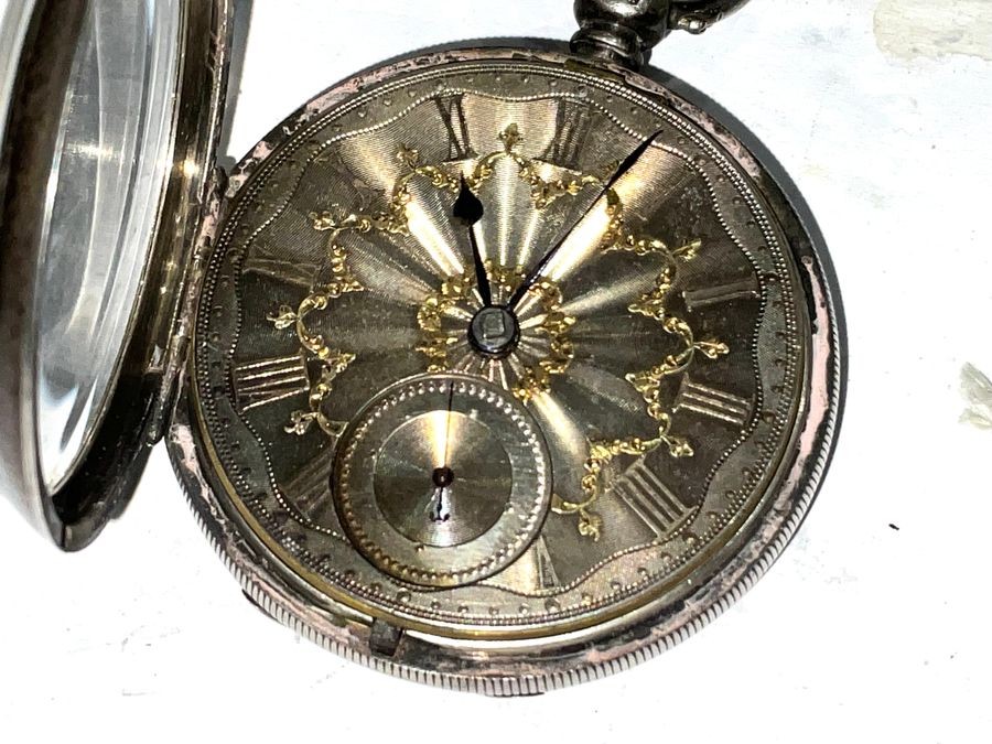Pocket Watch Silver Cased Fusee